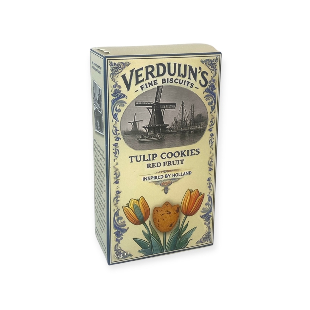 Verduijn's Fine Biscuits - Cranberry Tulpkoekjes 65 g
