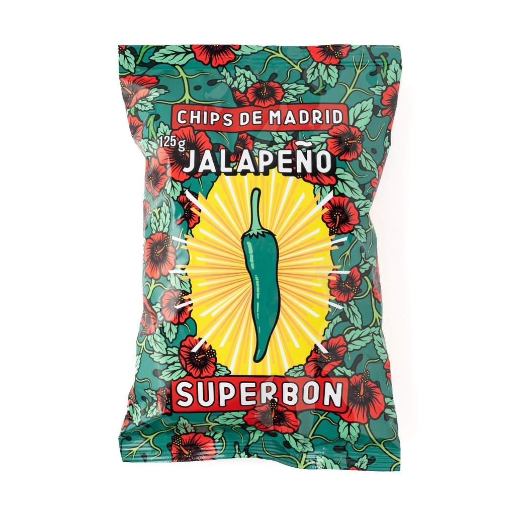 Superbon - Chips Jalapeño 125 g