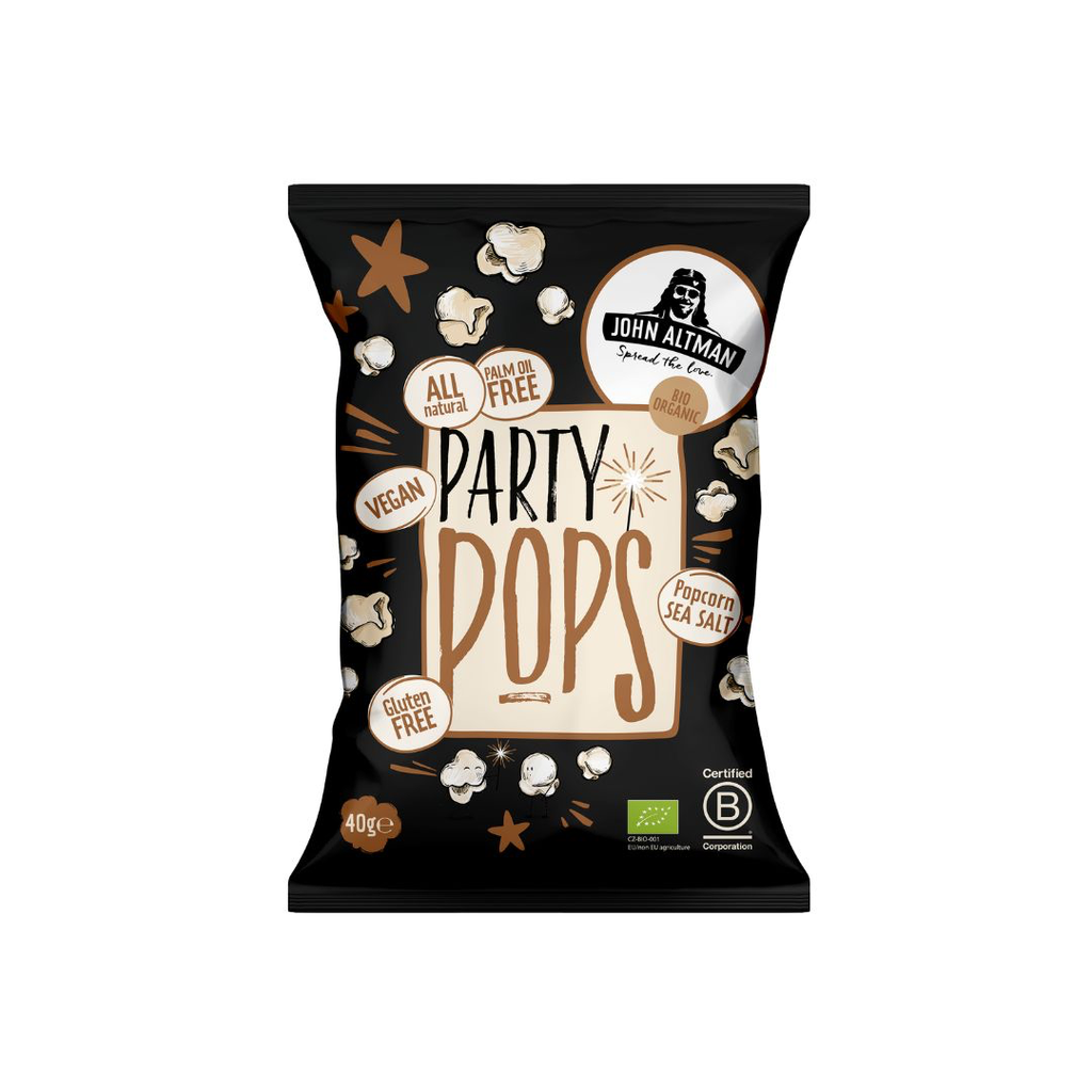 John Altman - Party Popcorn Sea Salt BIO 40 g