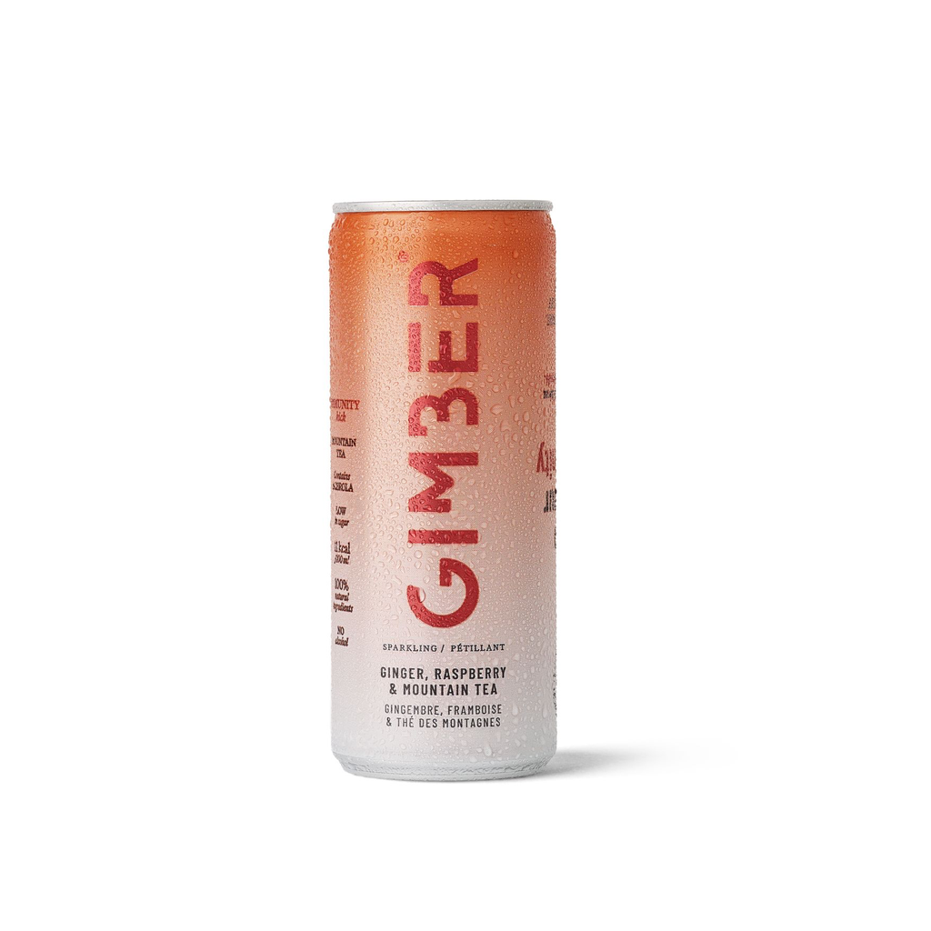 GIMBER - Ginger, Raspberry & Mountain Tea 250 ml BIO