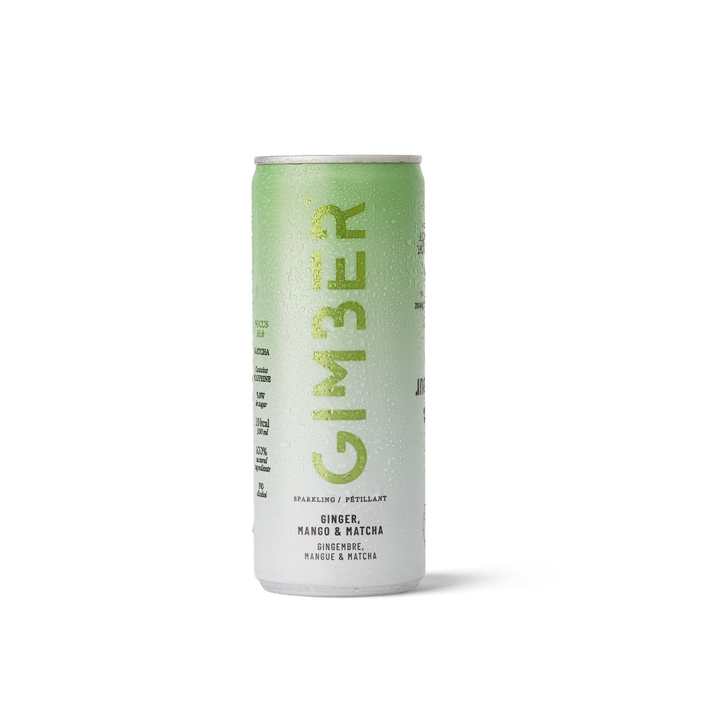 GIMBER - Ginger, Matcha & Mango 250 ml BIO