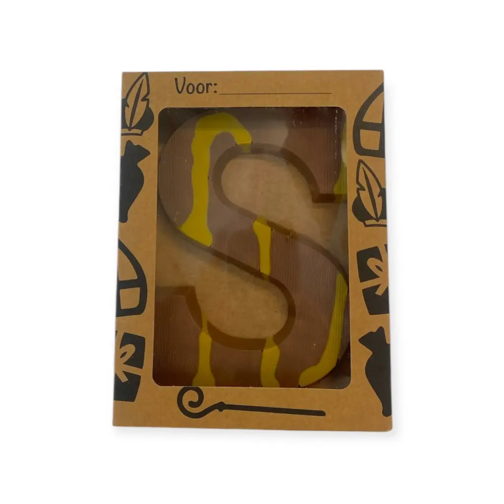 The Finest in Chocolate - Letter S Pistache Melk 150 g