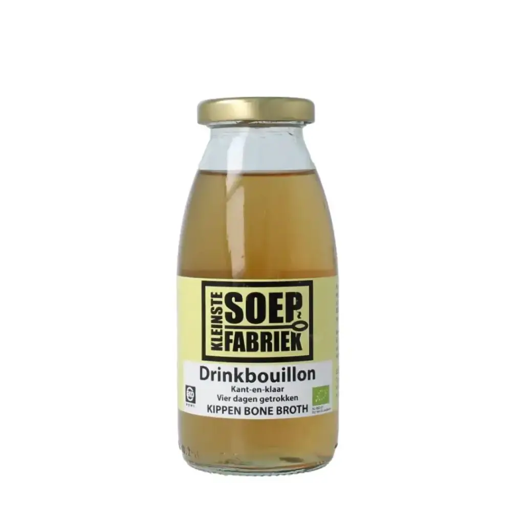 Kleinstesoepfabriek - Drinkbouillon Kip BIO 245 ml
