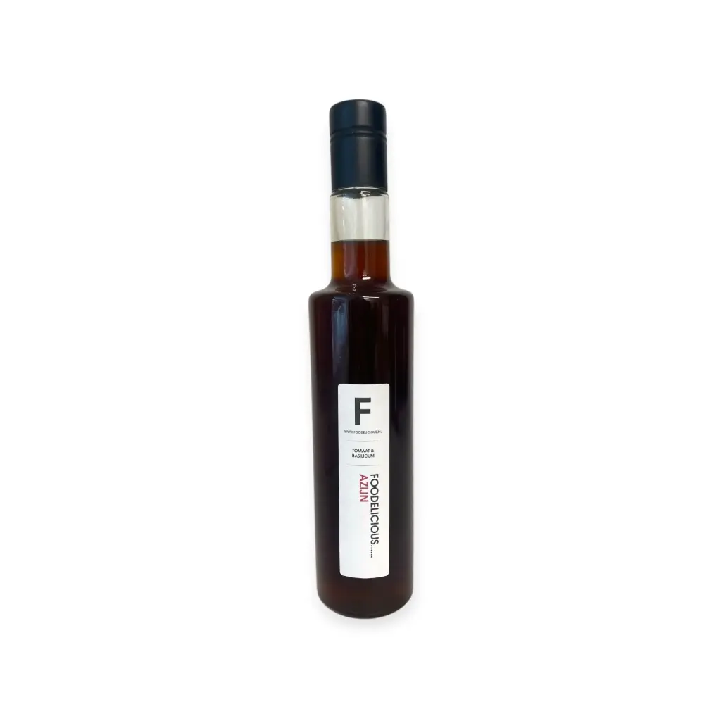Foodelicious - Azijn Tomaat & Basilicum 500 ml