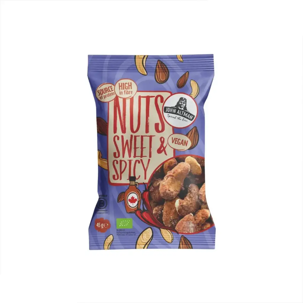 John Altman - Mixed nuts maple & chilli 45g - BIO