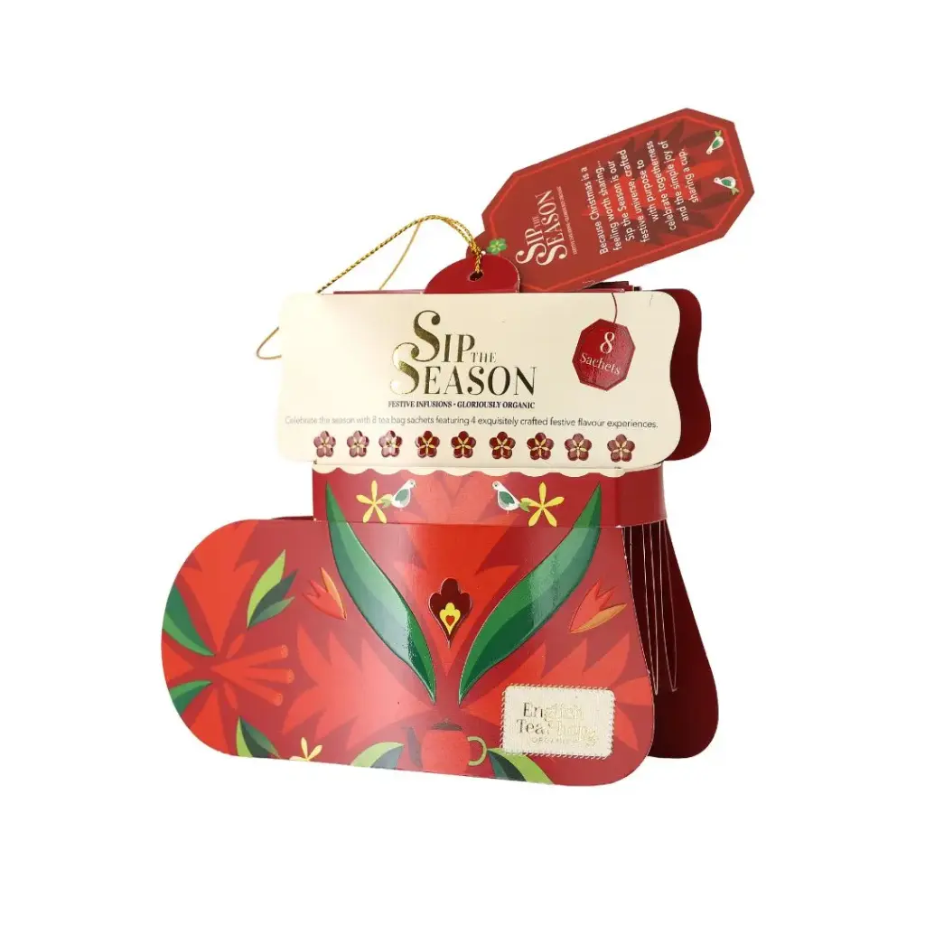 English Tea Shop - Santa's Stockings Red 8tb BIO