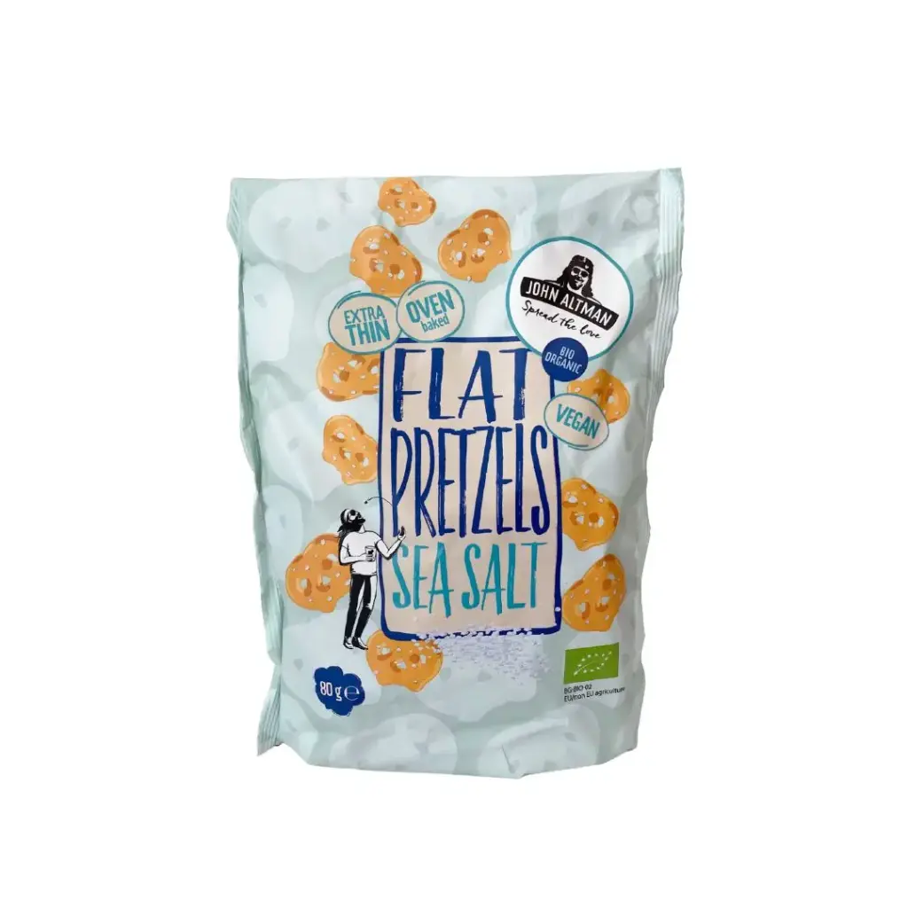 John Altman - Flat Pretzels Sea Salt 80 g BIO