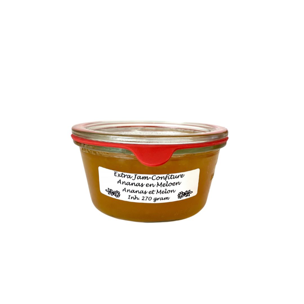 Theo van Woerkom - Extra Jam-Confiture Ananas & Meloen 270 g