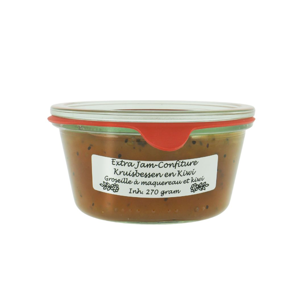 Theo van Woerkom - Extra Jam-Confiture Kruisbessen & Kiwi 270 g