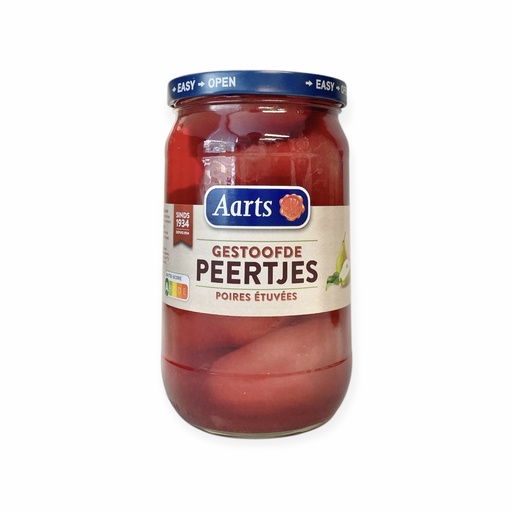 [7282] Aarts - Gestoofde peren rood 720g     