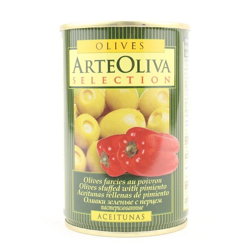 [8013] Arte Oliva - Oliva olijven met paprika 300 g   