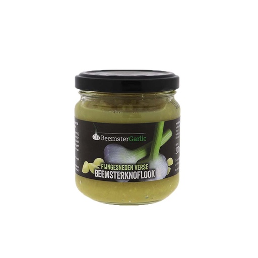 [9770] BeemsterGarlic - Verse knoflook gehakt 200 g     
