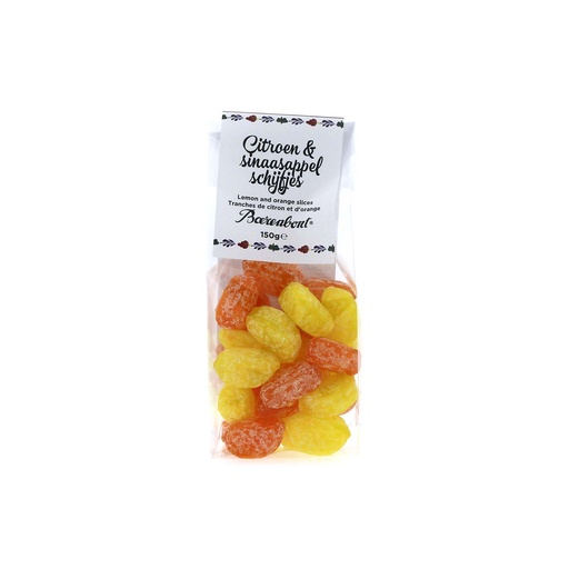 [15043] Boerenbont - Citroen En Sinaasappel Schijfjes 150 g    