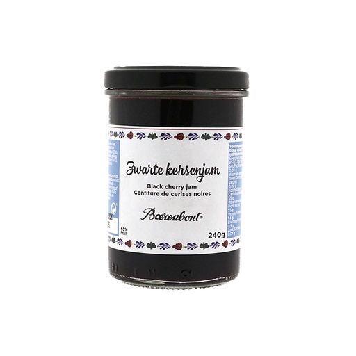 [15014] Boerenbont - Jam Zwarte Kers 240 g    