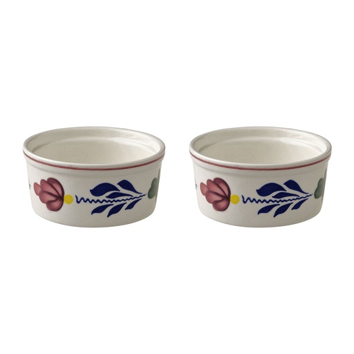 [15502] Boerenbont - Set 2 mini schaaltjes 9,5 cm    