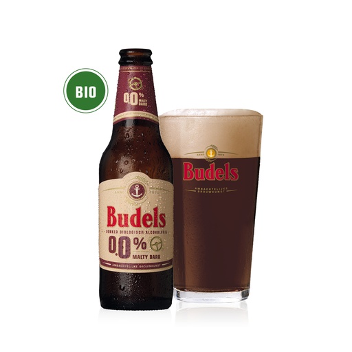[1160] Budels - Malty Dark 0.0% 6 x 30 cl BIO