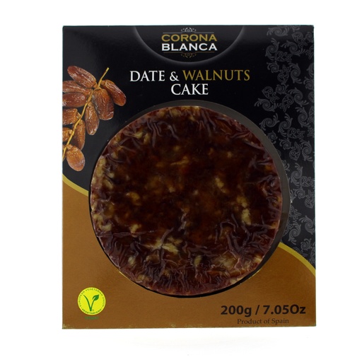 [17605] Corona Blanca - Dadel Walnootbrood Rond 200 g 