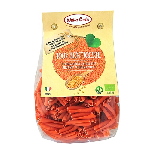 [7877] Dalla Costa - Strozzapreti rode linzen 250 g BIO