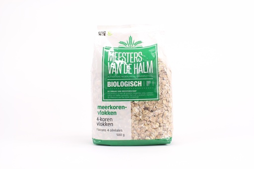 [6607] De Halm - 4 korenvlokken 500 g BIO