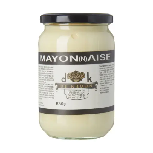 [2551] De Kroon - mayonaise groot 680 ml     