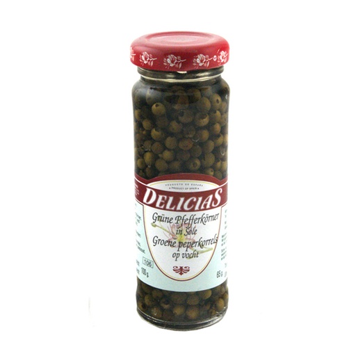 [8201] Delicias - Peperkorrels Groen 100 g     