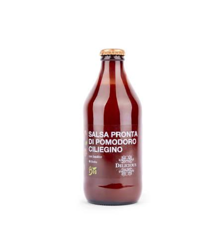 [3201] Delicious Food and Gourmet - Salsa Pronta di Pomod. Cil. 330 g BIO