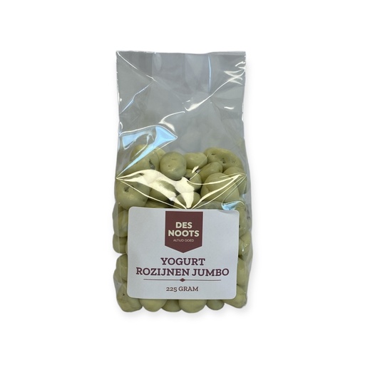 [3056] Des Noots - Yoghurt rozijnen jumbo 225 g  