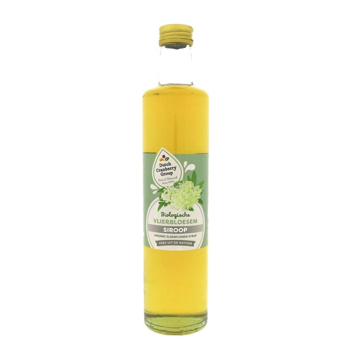 [9096] Dutch Cranberry Group - Vlierbloesemsiroop 500 ml - BIO    