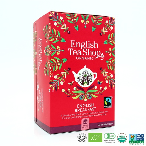 [9960] English Tea Shop - English Breakfast 20tb BIO     