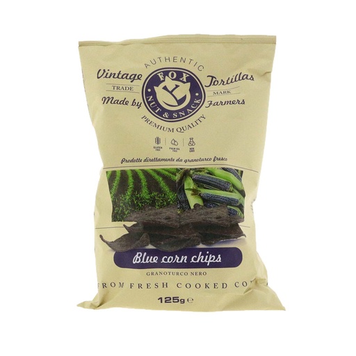 [99244] Fox Italia - Tortilla Chips Blue Corn 125 g    