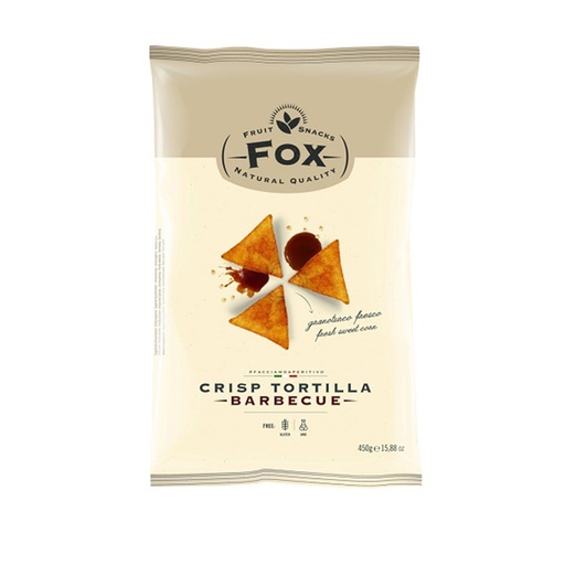 [9938] Fox Italia - Tortilla Chips Barbecue 450 g   