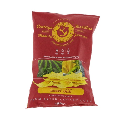 [99243] Fox Italia - Tortilla chips Sweet Chili 125 g    