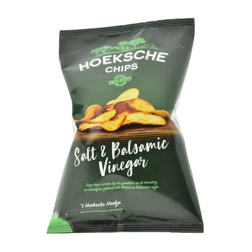[5279] Hoeksche - Chips Zout & Balsamico azijn 125 g     