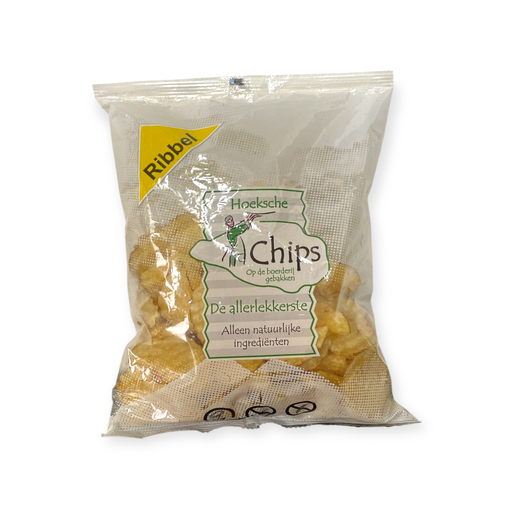 [5276] Hoeksche - Ribbelchips Zeezout 150g      