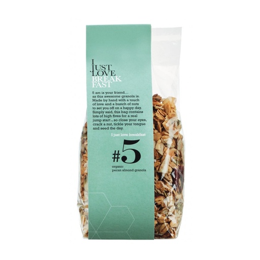 [6966] I Just Love Breakfast - Granola #5 Pecan - Amandel 250g BIO  