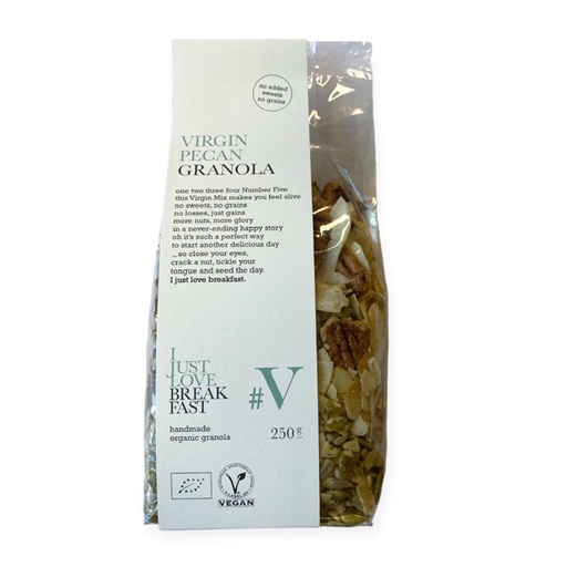 [6970] I Just Love Breakfast - Granola #V Virgin - Pecan 250g BIO  
