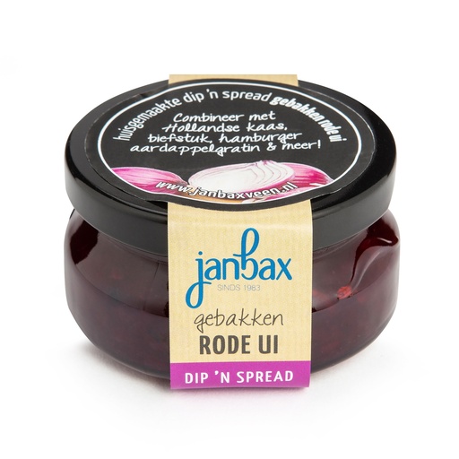[1864] JanBax - Dip'n Spread Gebakken Rode Ui 140 g   