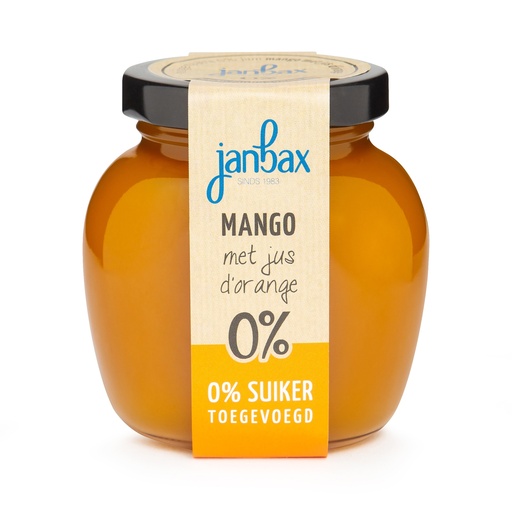 [4352] JanBax - Intense Jam Mango-Jus d'Orange 250gr    