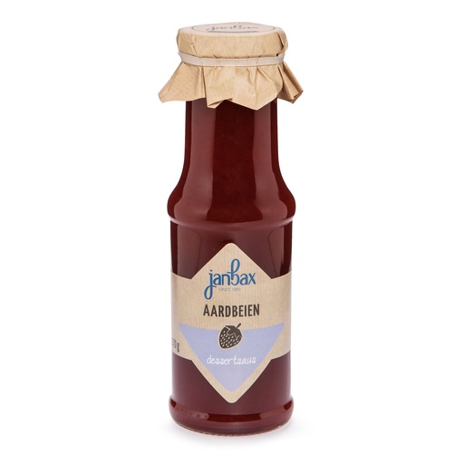 [3475] JanBax - dessertsaus aardbeien 270 g     