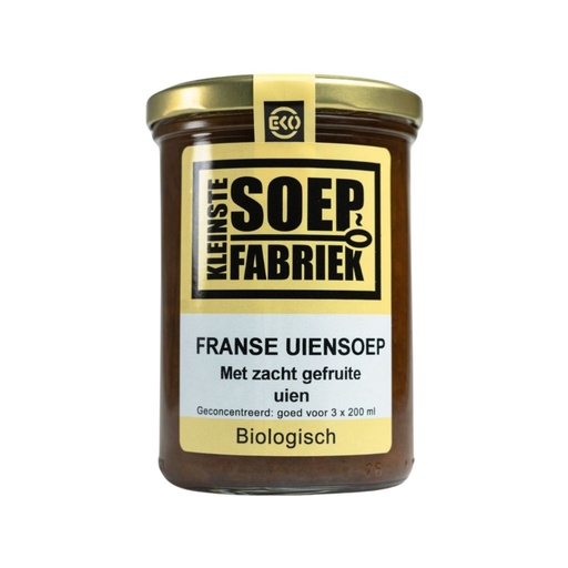 [3931] Kleinstesoepfabriek - Franse uiensoep 400 ml BIO   