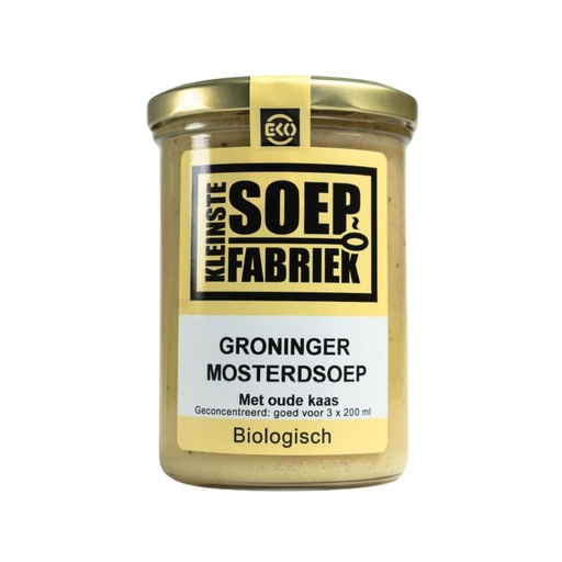 [3922] Kleinstesoepfabriek - Groninger Mosterdsoep 400 ml BIO   