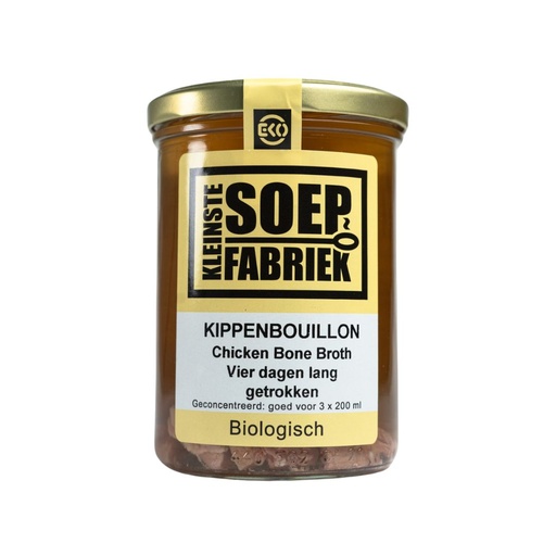 [3900] Kleinstesoepfabriek - Kippenbouillon 400 ml - BIO    