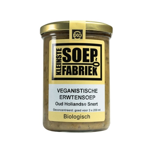 [3924] Kleinstesoepfabriek - Veganistische Erwtensoep 400 ml - BIO    