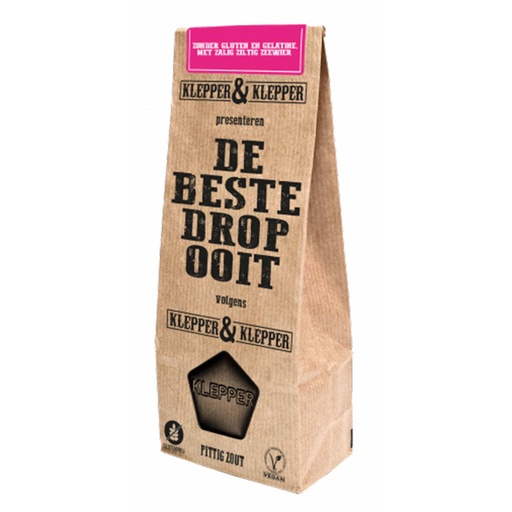 [4208] Klepper & Klepper - de beste drop ooit pittig zout 200g  