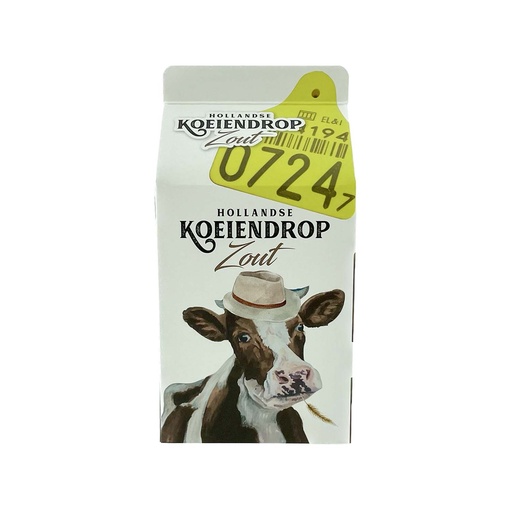 [3416] Koeiendrop - Melkverpakking Zout 200 g      