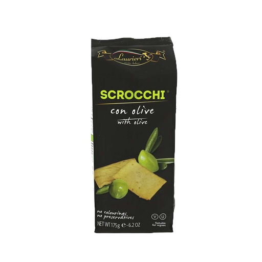 [2338] Laurieri - Premium Scrocchi Olijf 175g     