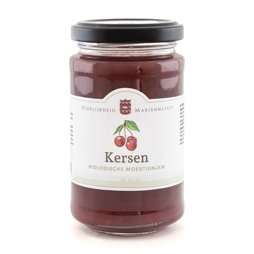[14423] Mariënwaerdt - Kersen Moestuinjam 250 gr - BIO   