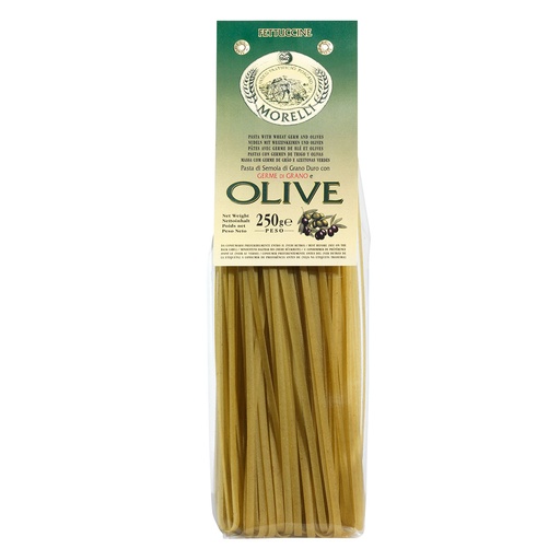 [131216] Morelli - Fettucini Pasta Olives 250 g