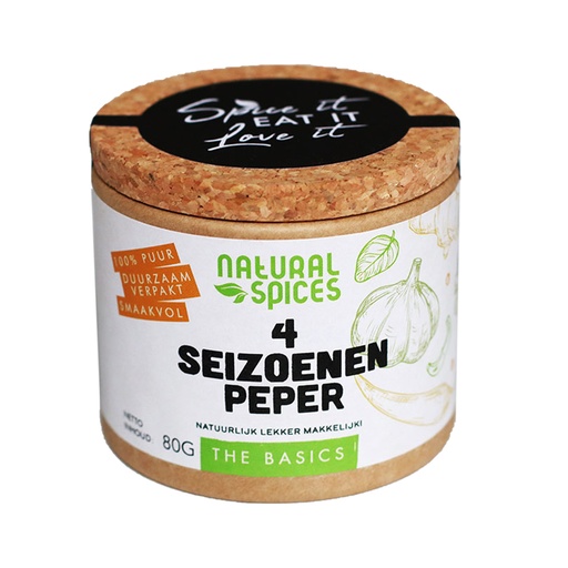 [1991] Natural Spices - 4 Seizoenen Peper 50 g
