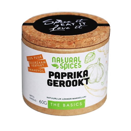 [1999] Natural Spices - Paprika Poeder Gerookt 60g     